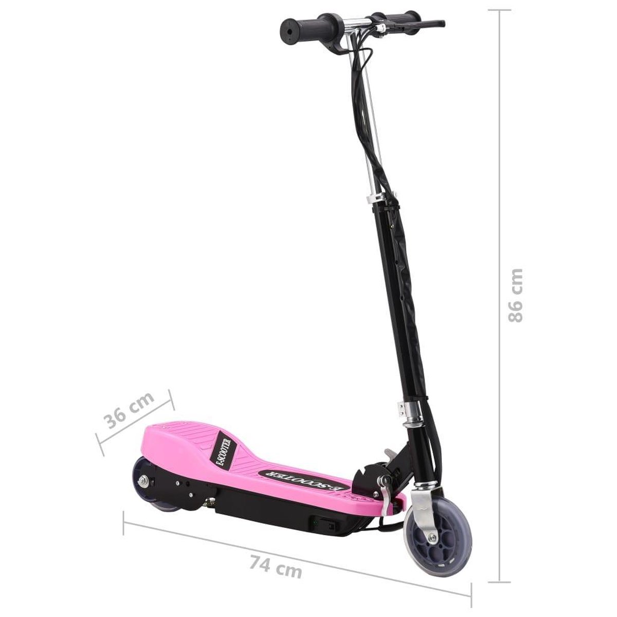 vidaxl step elektrisch 120 w roze