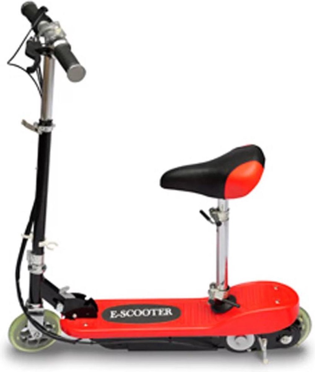 vidaXL Step elektrisch met zitje 120 W rood Step kopen online