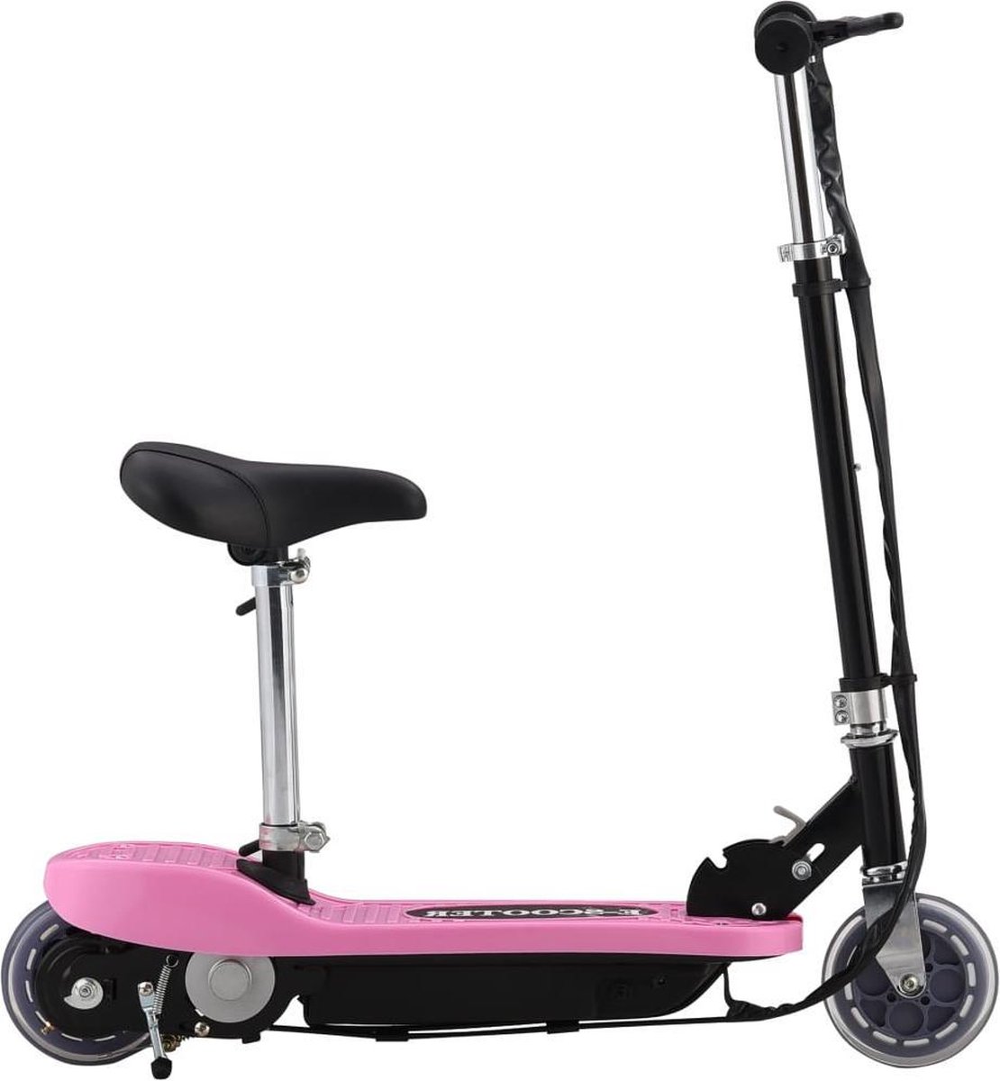 vidaXL Step elektrisch met zitje 120 W roze Step kopen online