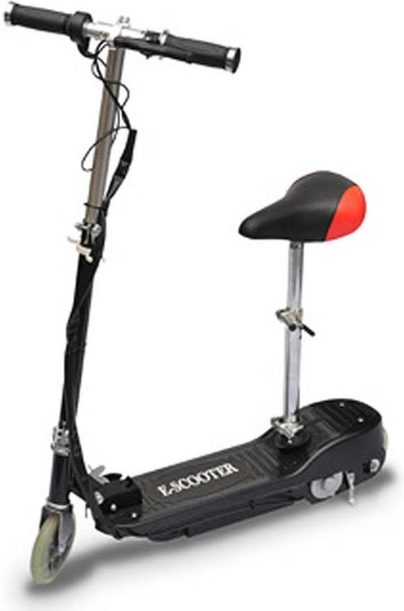 vidaXL Step elektrisch met zitje 120 W zwart Step kopen online