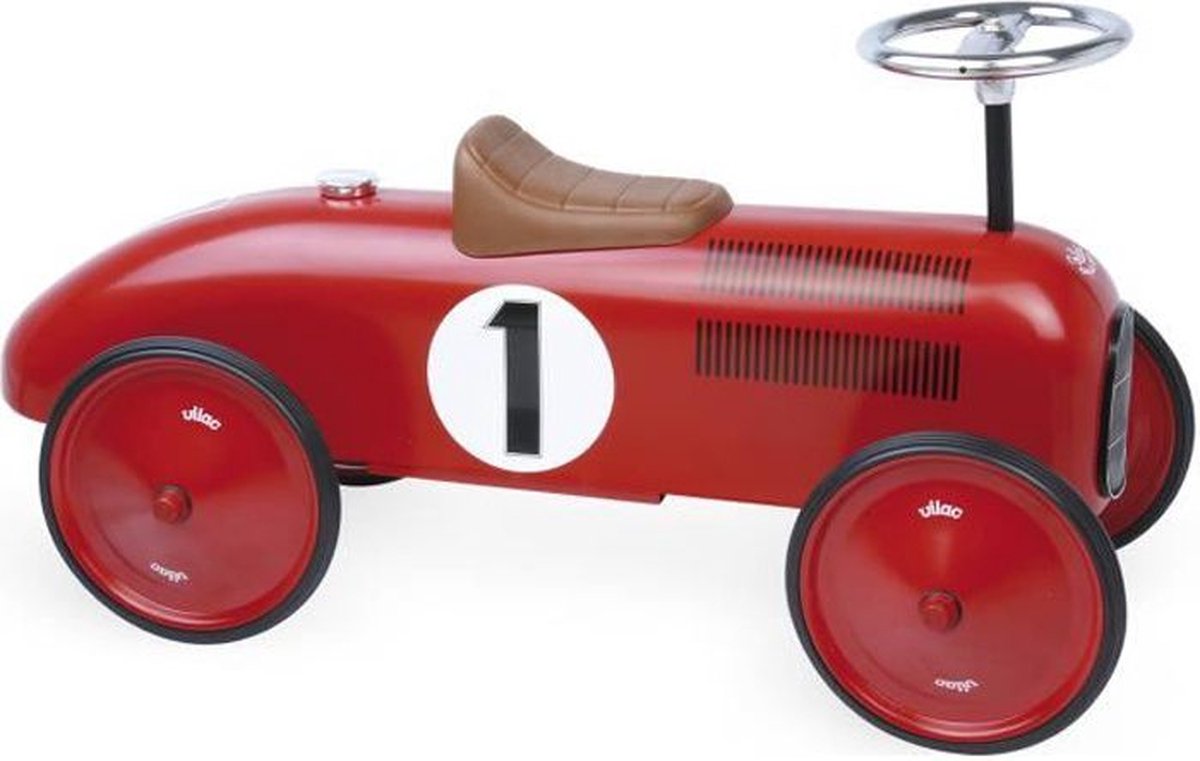 Vilac - Vilac Vintage Loopwagen Rood Metaal Loopauto kopen online