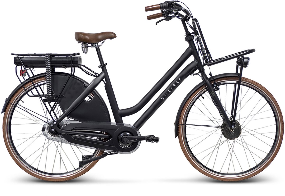 villette l urban bg transport e bike 13 ah matt black