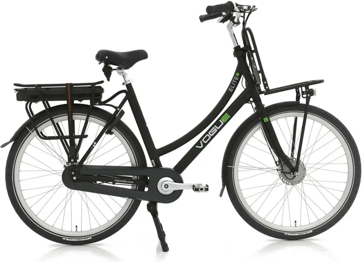 vogue elite plus transportfiets dames 28 inch mat zwart 50 cm 7 speed 1020272 meisjesfiets jongensfiets