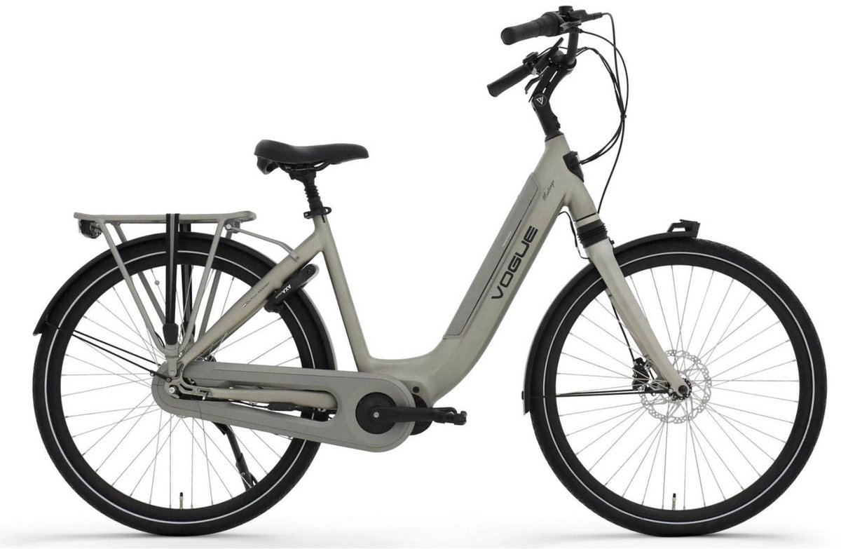 vogue mestengo 46cm elektrische fiets hydraulische remmen met middenmotor mat grijs
