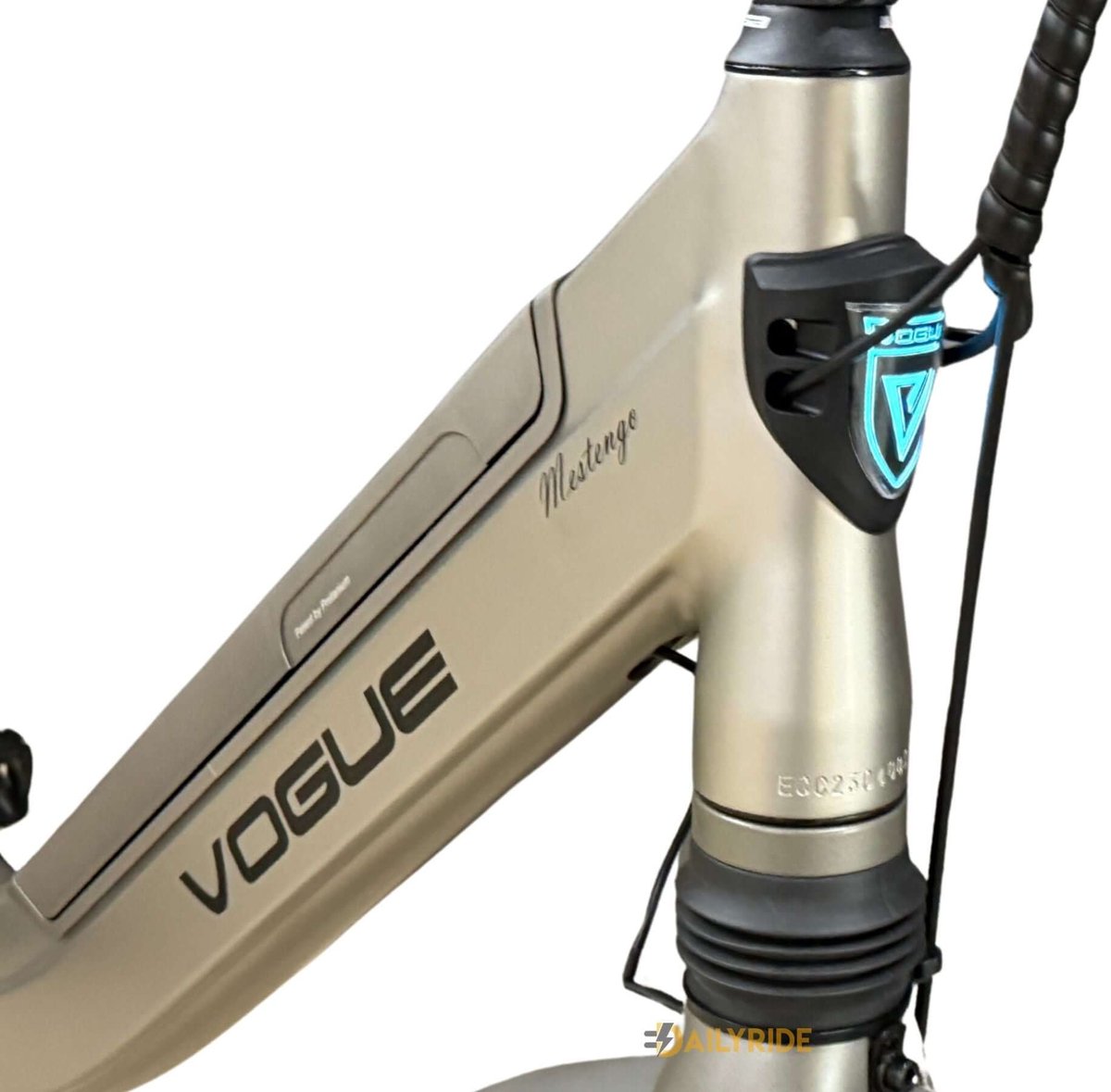 vogue mestengo 50cm elektrische fiets hydraulische remmen met middenmotor mat grijs