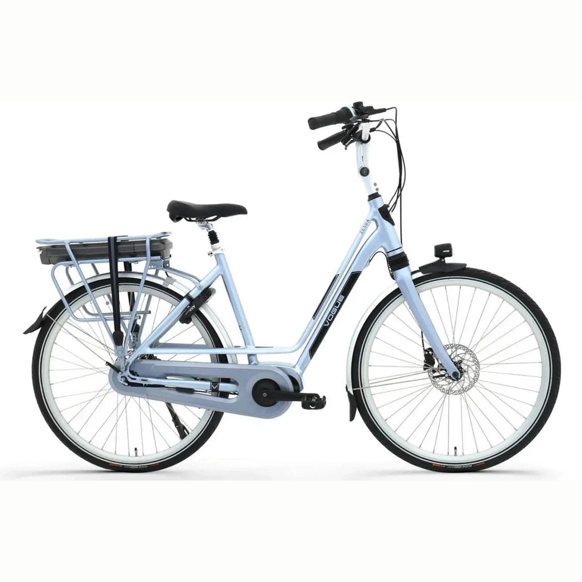 Vogue Zenda Elektrische Fiets E-bike met Hydraulische Remmen 51cm 468Wh 13Ah - Silk Blue Fiets (elektrisch) kopen online