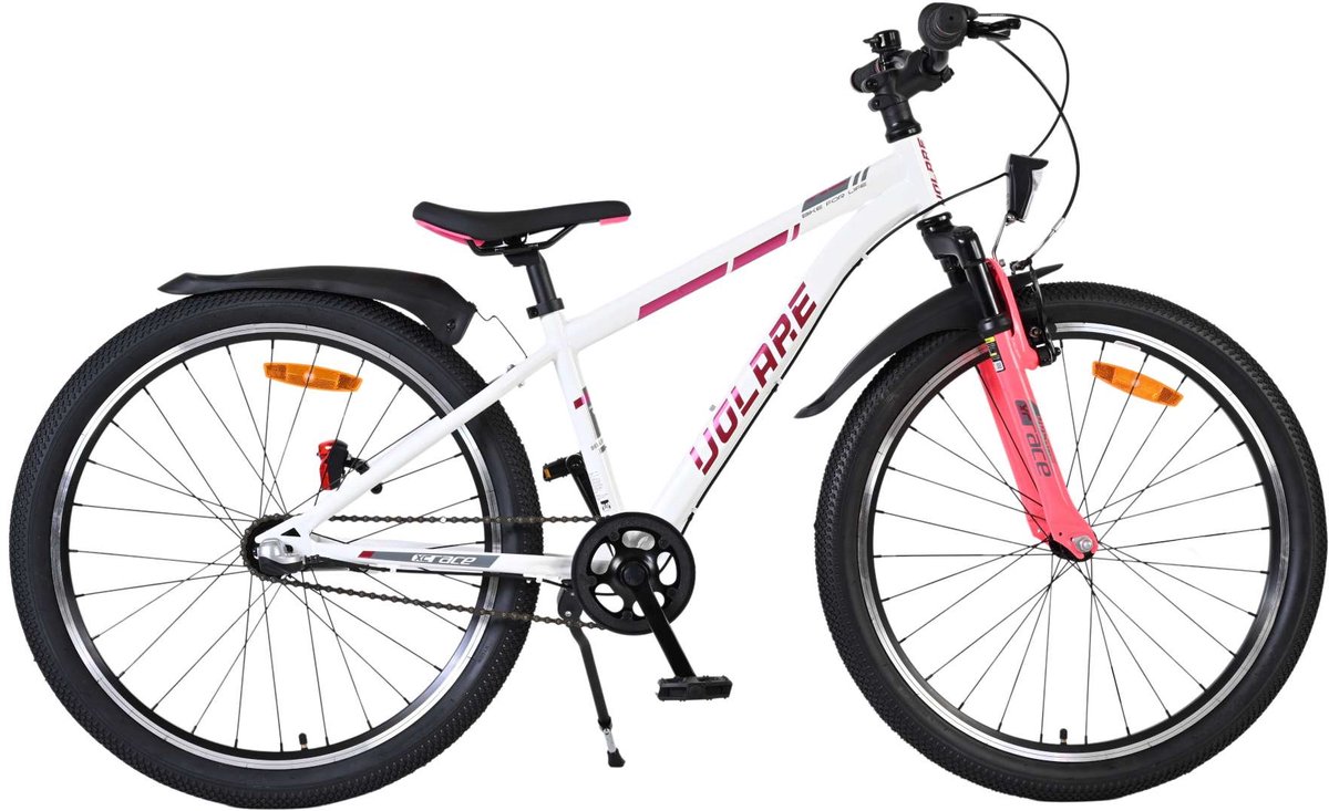 volare xc race kinderfiets 24 inch nexus 3 wit roze
