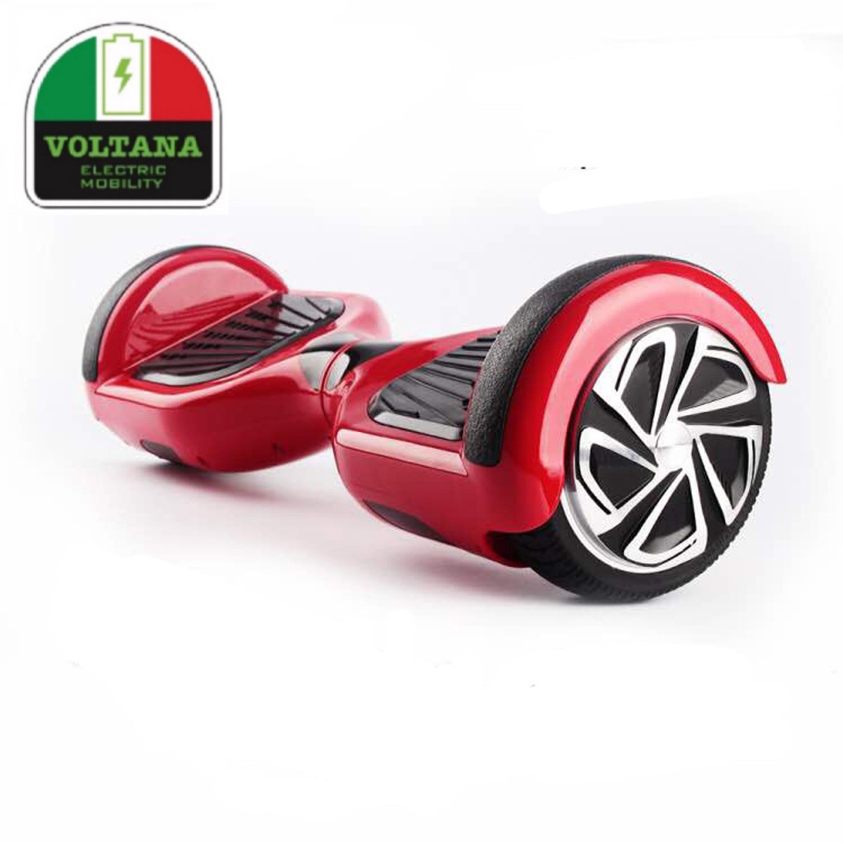 VOLTANA Hoverboard ROOD, TAOTAO, SAMSUNG accu, Led verlichting, Aluminium Design velgen, Rubberen bumpers Hoverboard kopen online