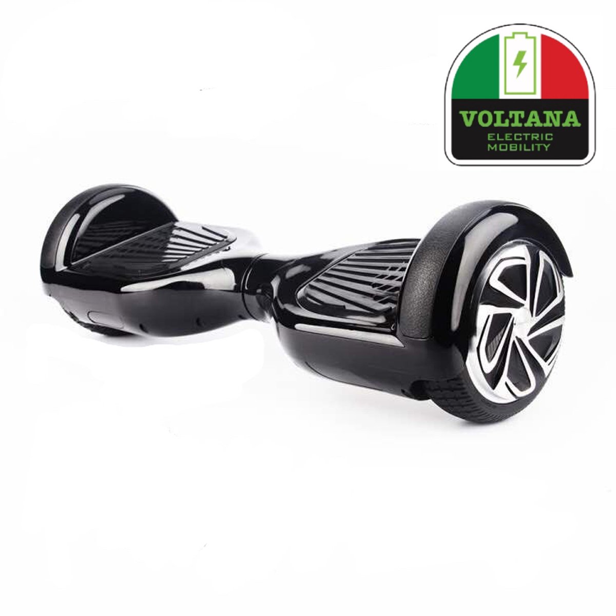 VOLTANA Hoverboard ZWART, TAOTAO, SAMSUNG accu, 700Watt, Led verlichting, Aluminium Design velgen, Rubberen bumpers Hoverboard kopen online
