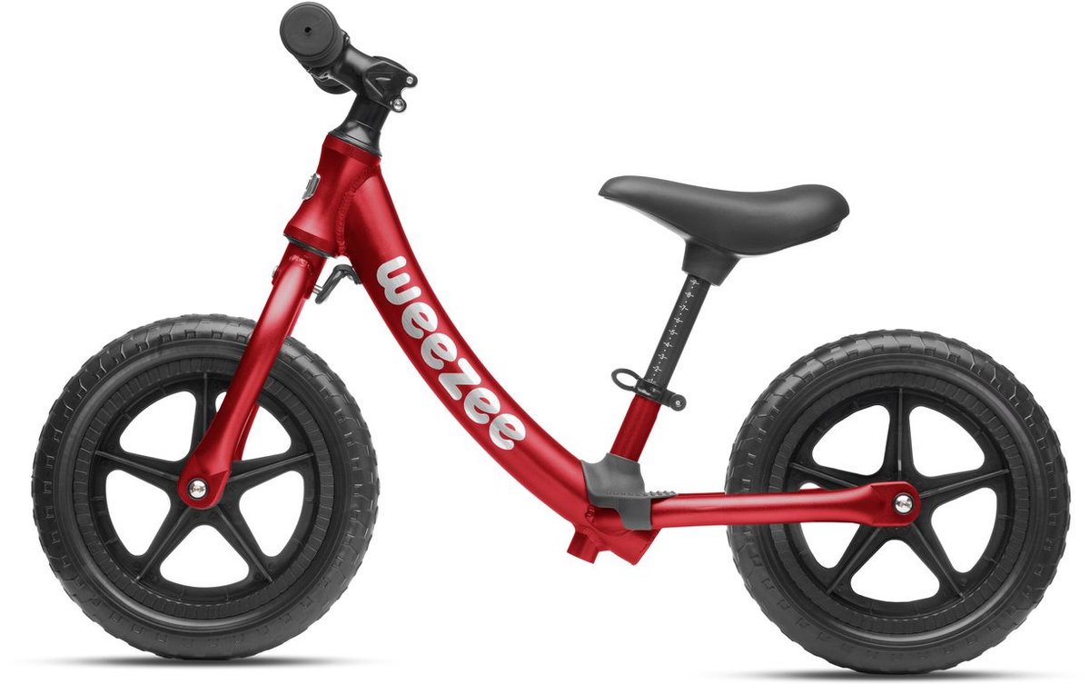 weezee loopfiets 10 inch loopfiets voor kinderen loopfiets vanaf 2 jaar ultra lichtgewicht loopfiets 2 45 kg verstelbaar stuur en zadel voetensteun iso 9001 14001 rood