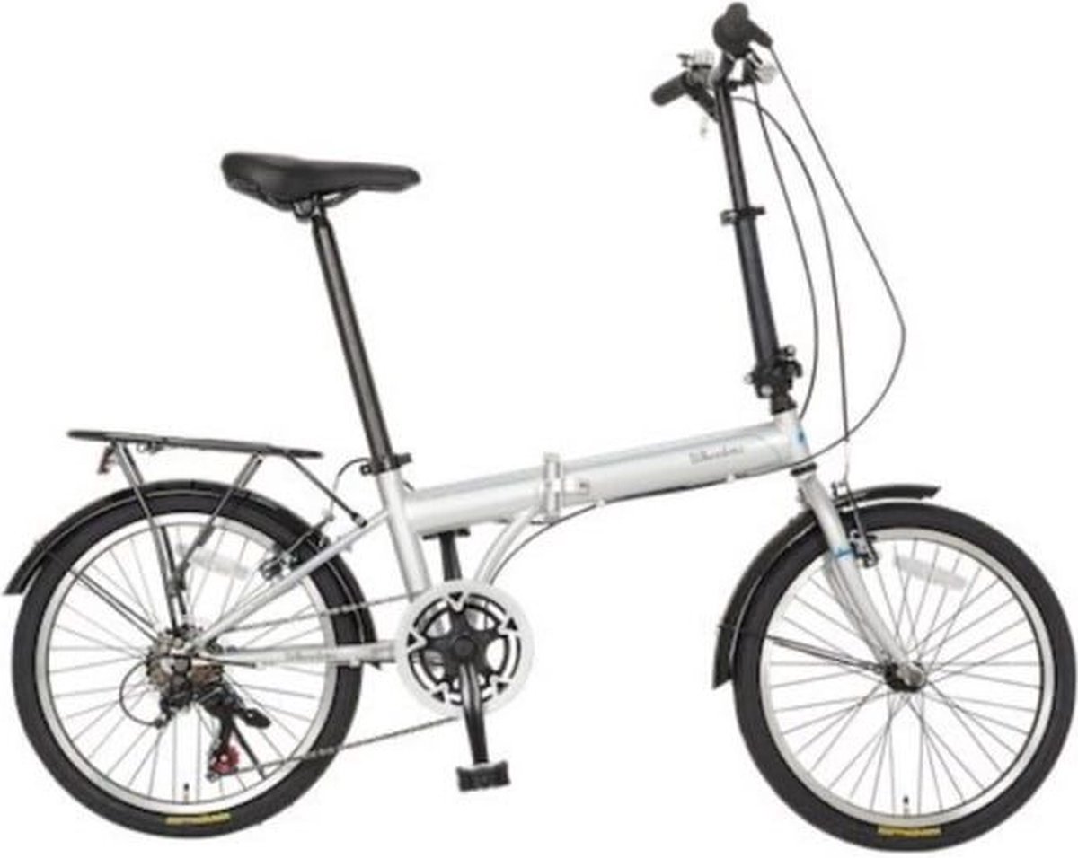 Wheelerz Vouwfiets 20 Inch - 6 Speed Shimano - Zilver Fiets kopen online