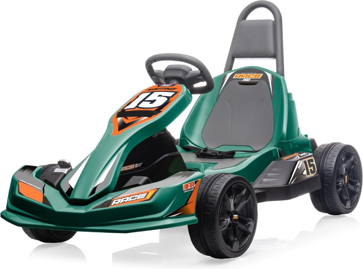 White-Label® Skelter voor Jongens - Go Kart voor Kinderen - Donkergroen Skelter kopen online