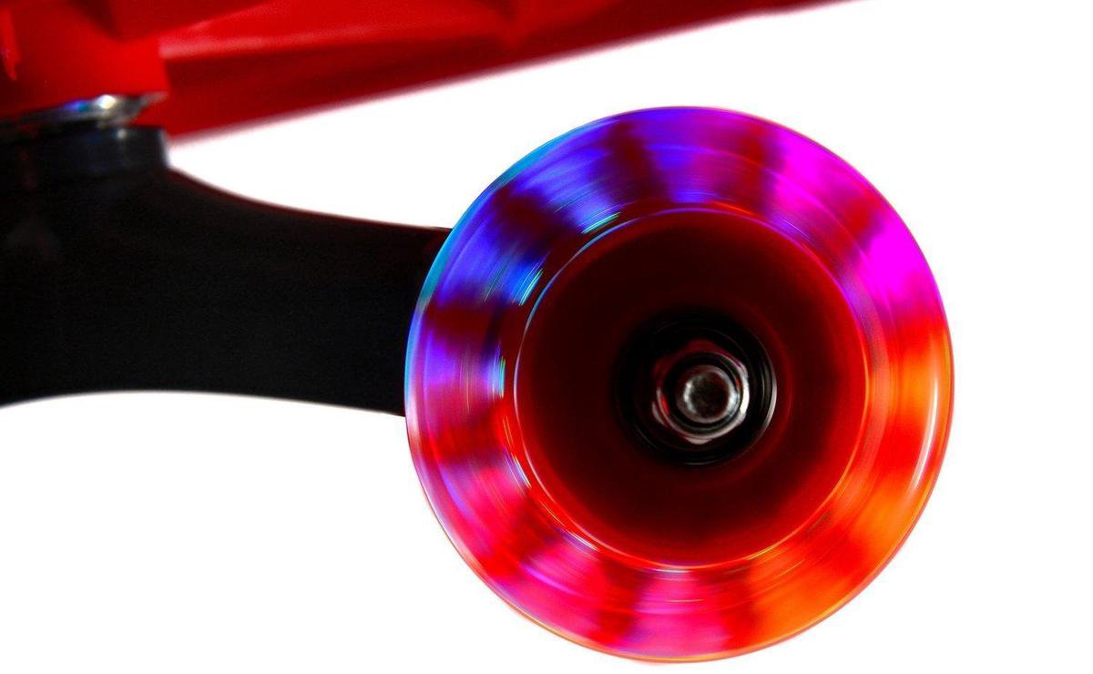 Wiggle car - wiebelauto - met LED-verlichte wielen - rood Loopauto kopen online