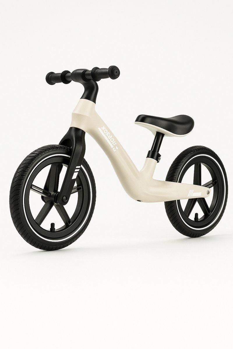 yoppie loopfiets 12 inch 2 jaar lichtgewicht frame verstelbaar zadel