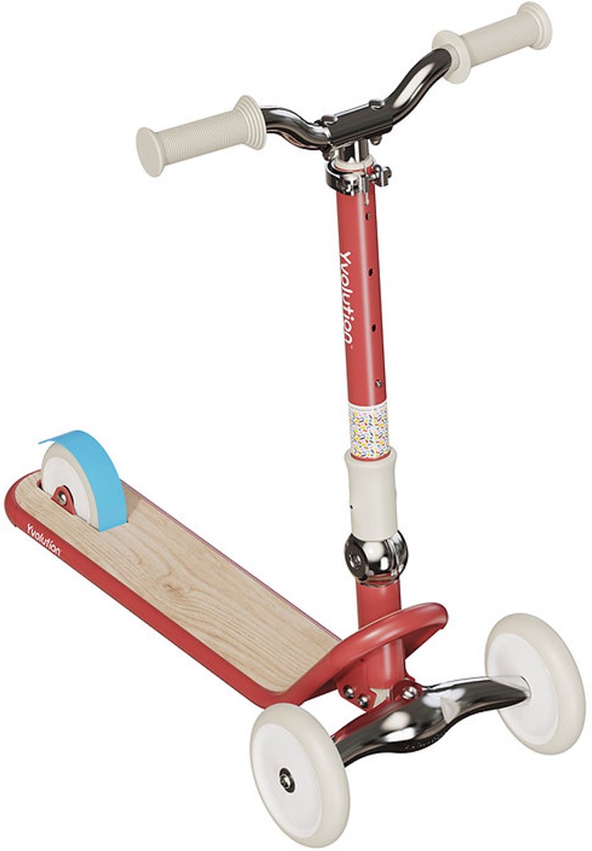 Yvolution Glider Classic Step – Rood – Driewieler – Opvouwbaar – Verstelbaar Stuur – Stabiel & Veilig - Geschikt Vanaf 3 Jaar Step kopen online