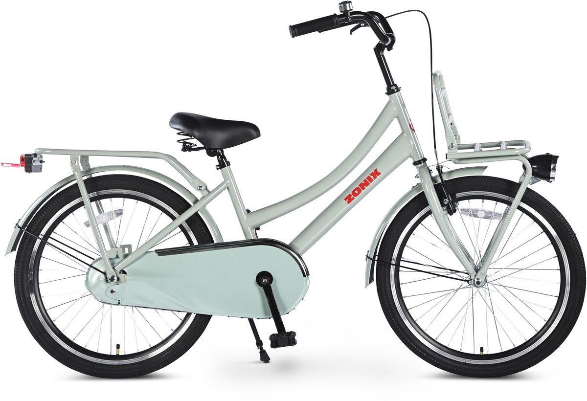 Zonix Meisjesfiets 22 Inch Mint Grey Kinderfiets Transport Voor Meisjes Van 8 Tm 9 Jaar Geschikt Voor Kledingmaat 122-128 Kinderfiets kopen online