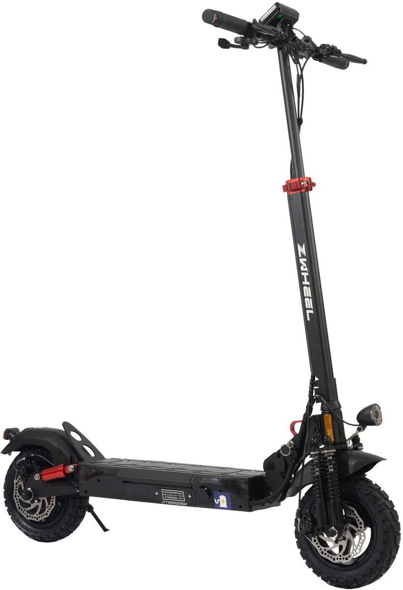 Zwheel T4 - Elektrische Step - 576Wh batterij - 45km Actieradius - 500W Motor-10-inch Antislip All-Terrain Banden - Dubbele Schijfremmen - Opvouwbare Elektrische Step kopen online