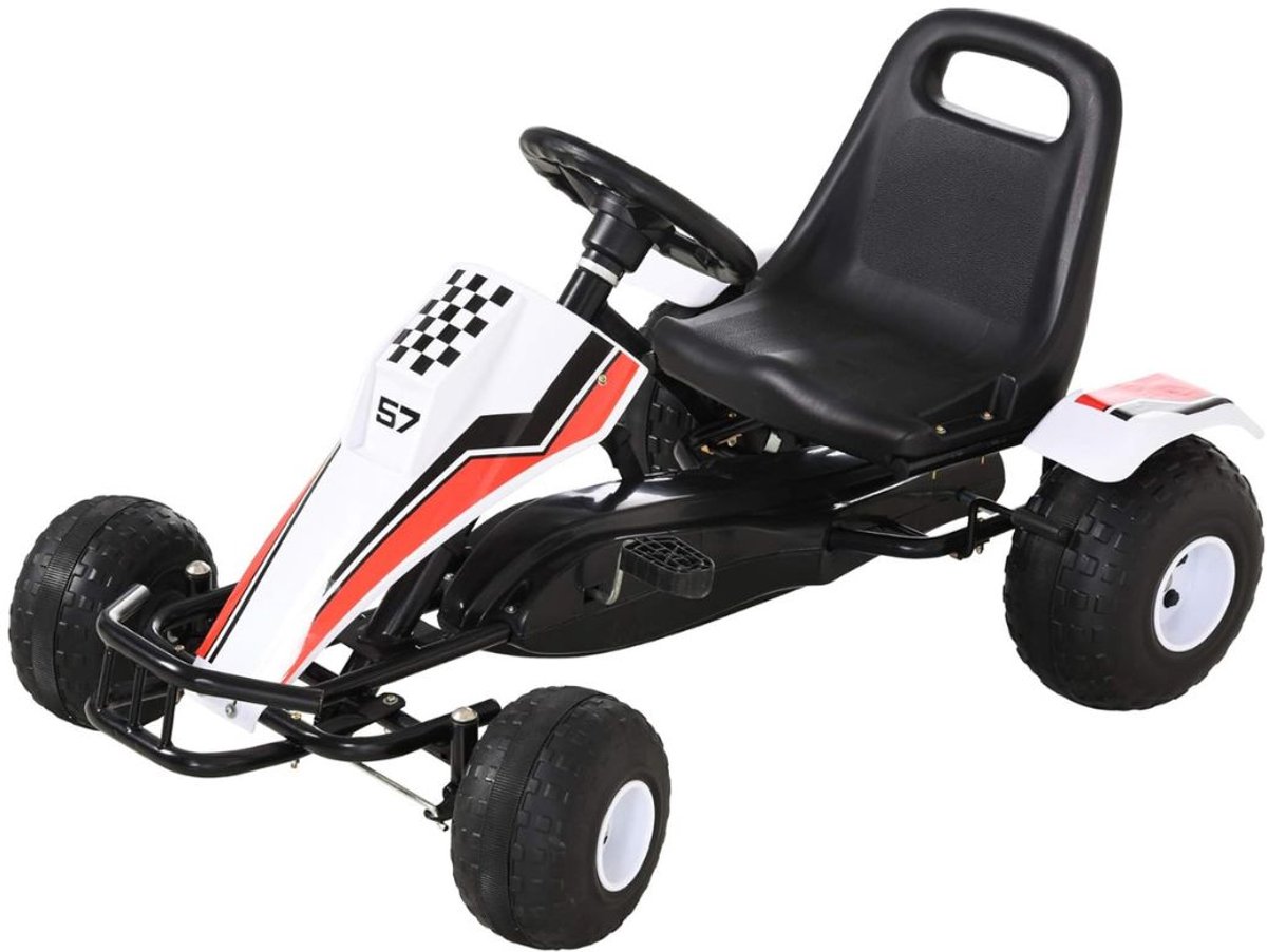 Zylo® Skelters voor Jongens - Ligfiets - Verstelbaar Zadel - 104x66x57cm - zwart Skelter kopen online