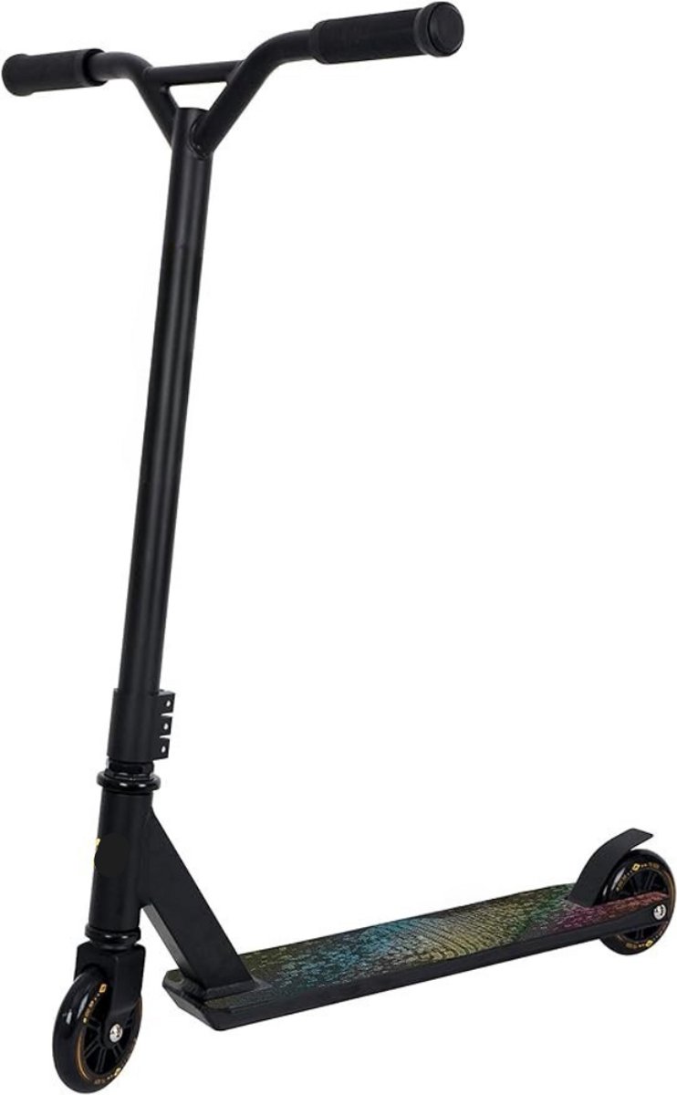 zylo stuntstep jongen stuntstep volwassenen voor jongesn en meisjes zwart 50cm x 10cm x 82cm