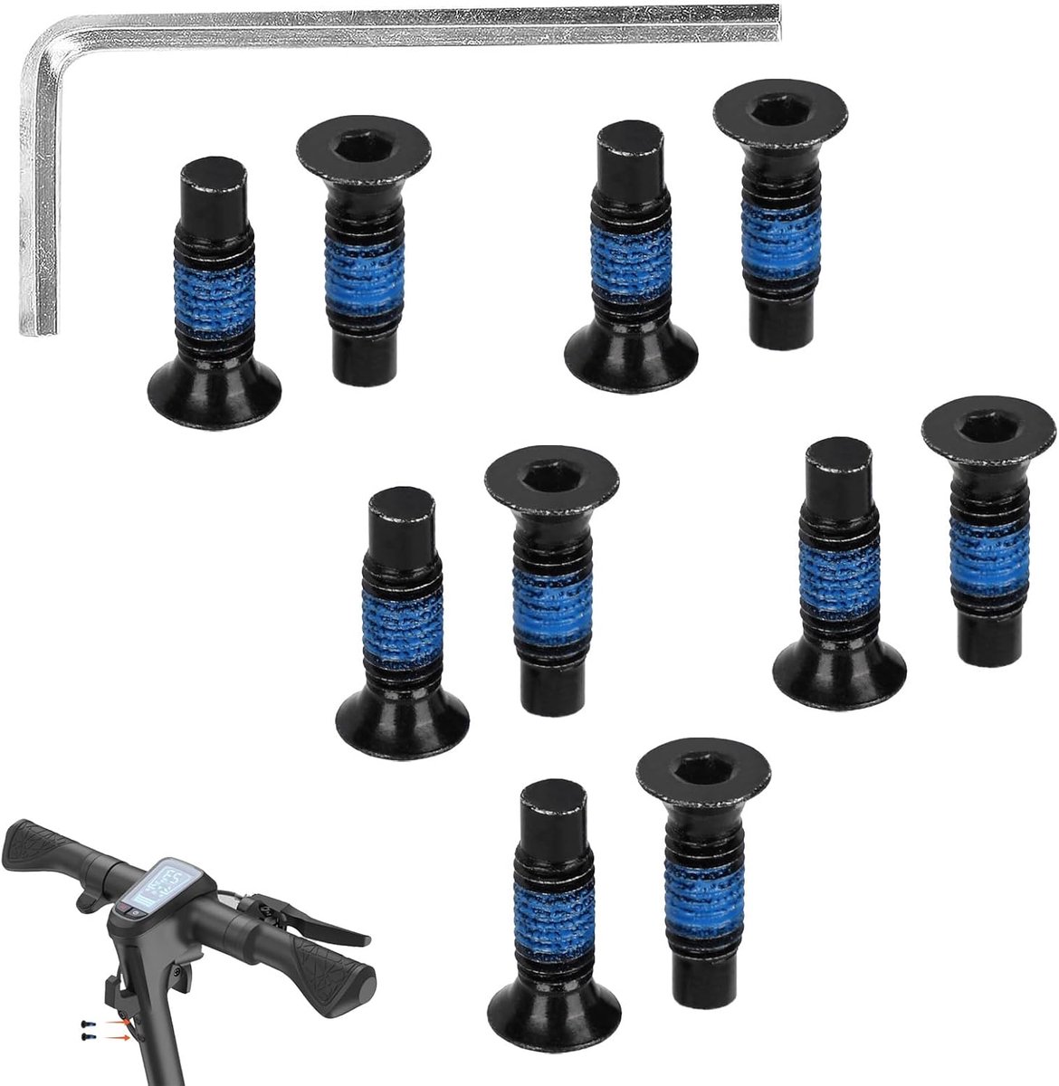 10 stuks elektrische scooter schroeven scooter onderdelen met 1 inbussleutel Geschikt voor Xiaomi M365 etc. Buitenspeelvoertuigaccessoire kopen online