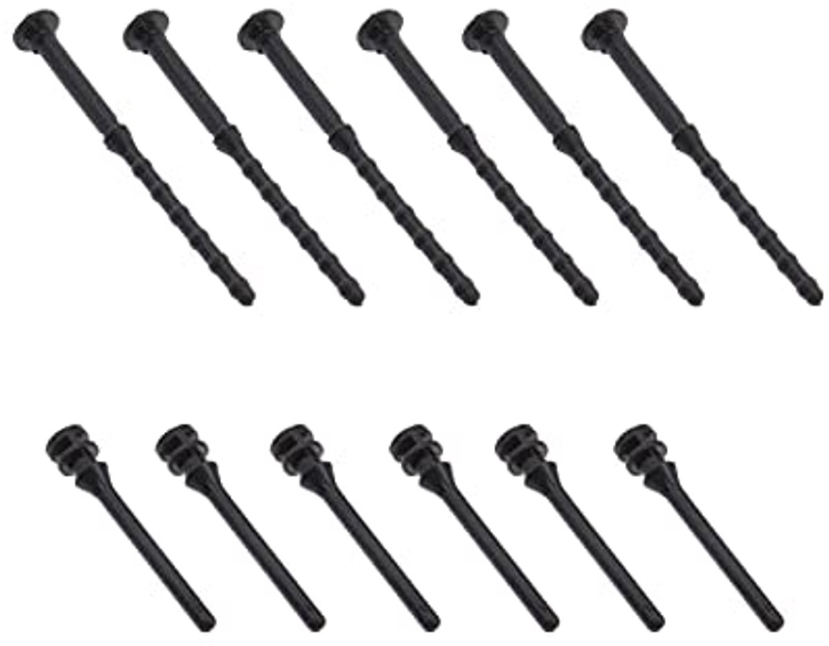 100pcs 43mm&65mm Rubber Fan Mount CPU Fan Mounting Pin Rivet Black Soft Rubber Reduce Noise Anti-Vibration Screws Skateonderdeel kopen online