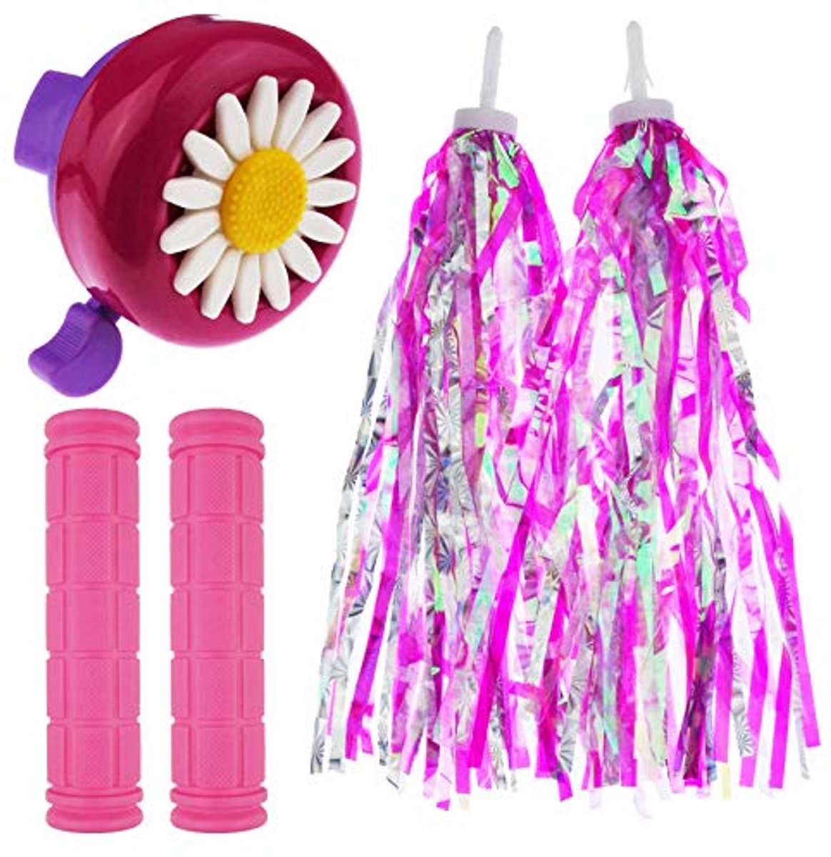 2 pack kinder fiets streamers en fietsaccessoires