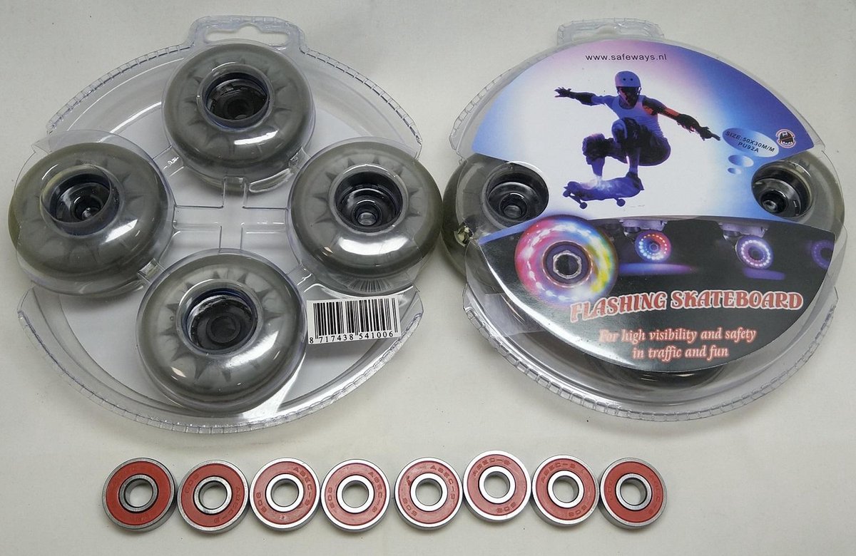 4 stuks light up skateboard wielen Skateonderdeel kopen online