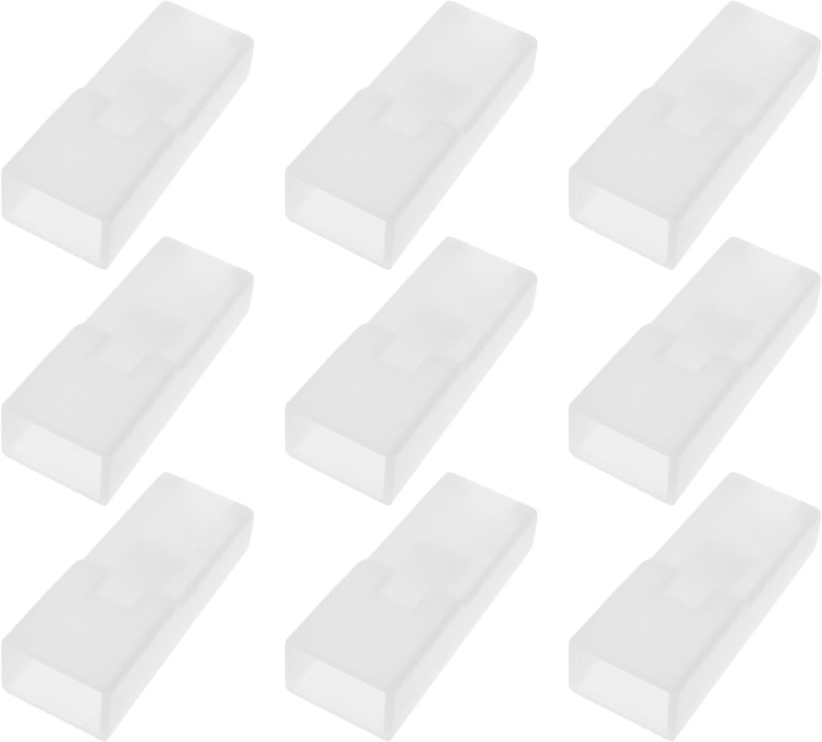 50pcs cable lugs housing 6 3mm cable socket protective shell wire terminal insulating cover for 6 3 cable lugs with tongue white