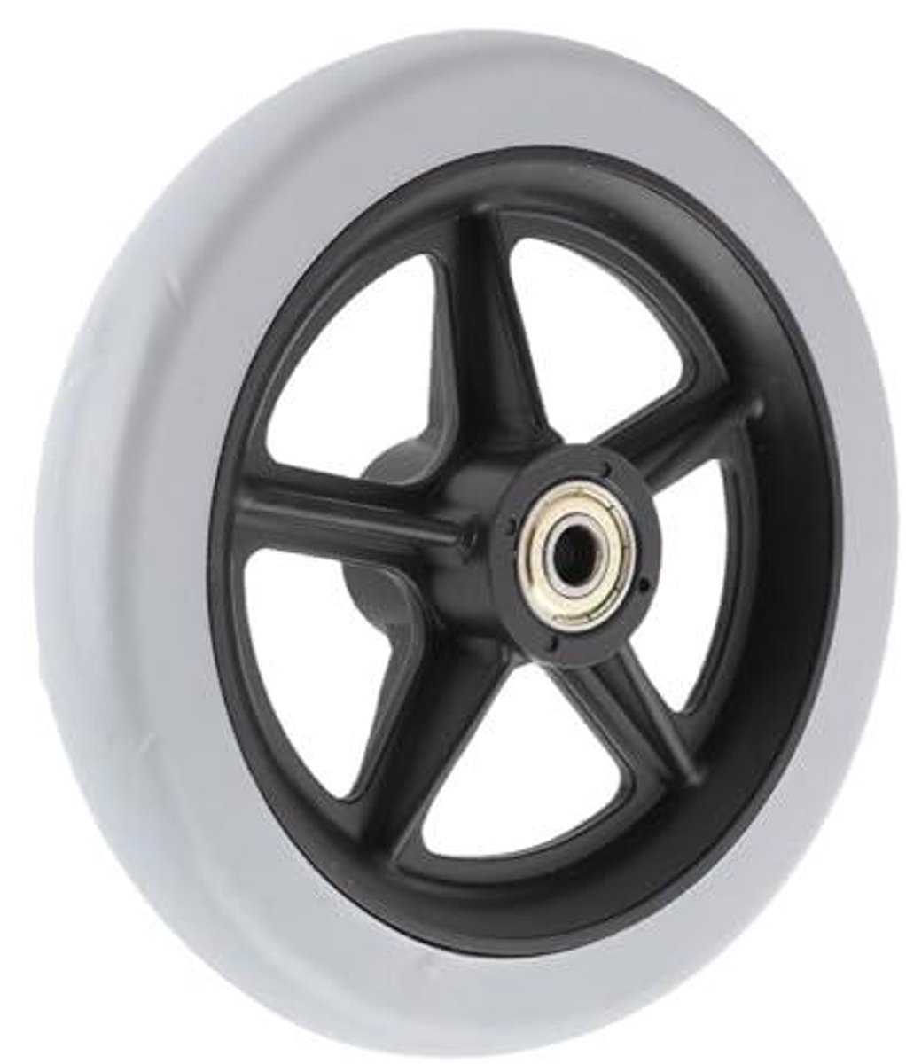 6 inch voorzwenkwielen voor rolstoelen antislip rubberen wielen wielvervanging verstelbare as