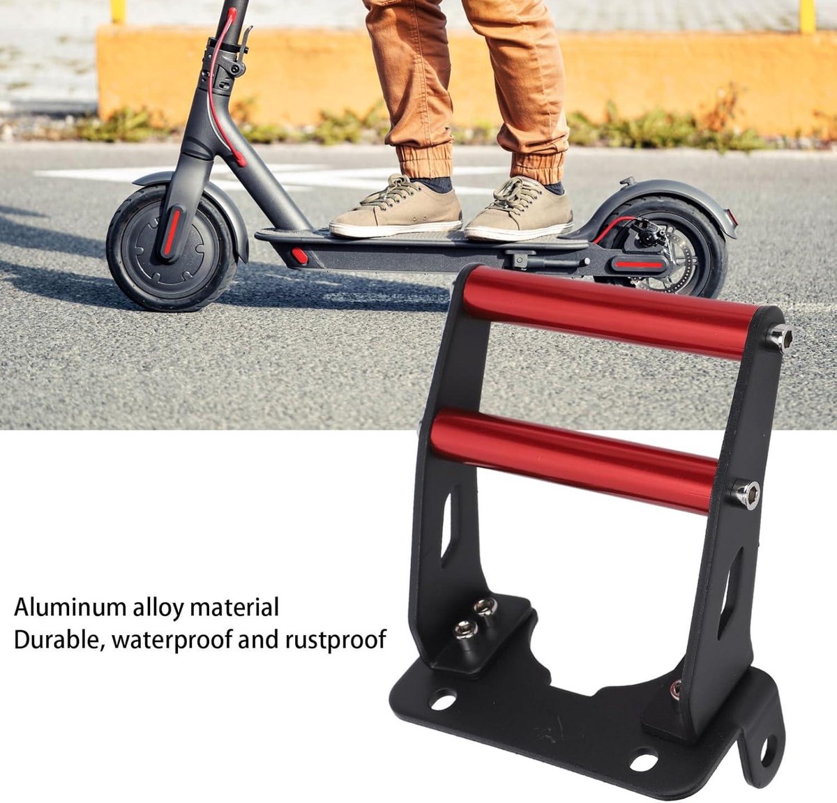 achtervoethouder voor elektrische step stuur accessoire m4 pro aluminiumlegering