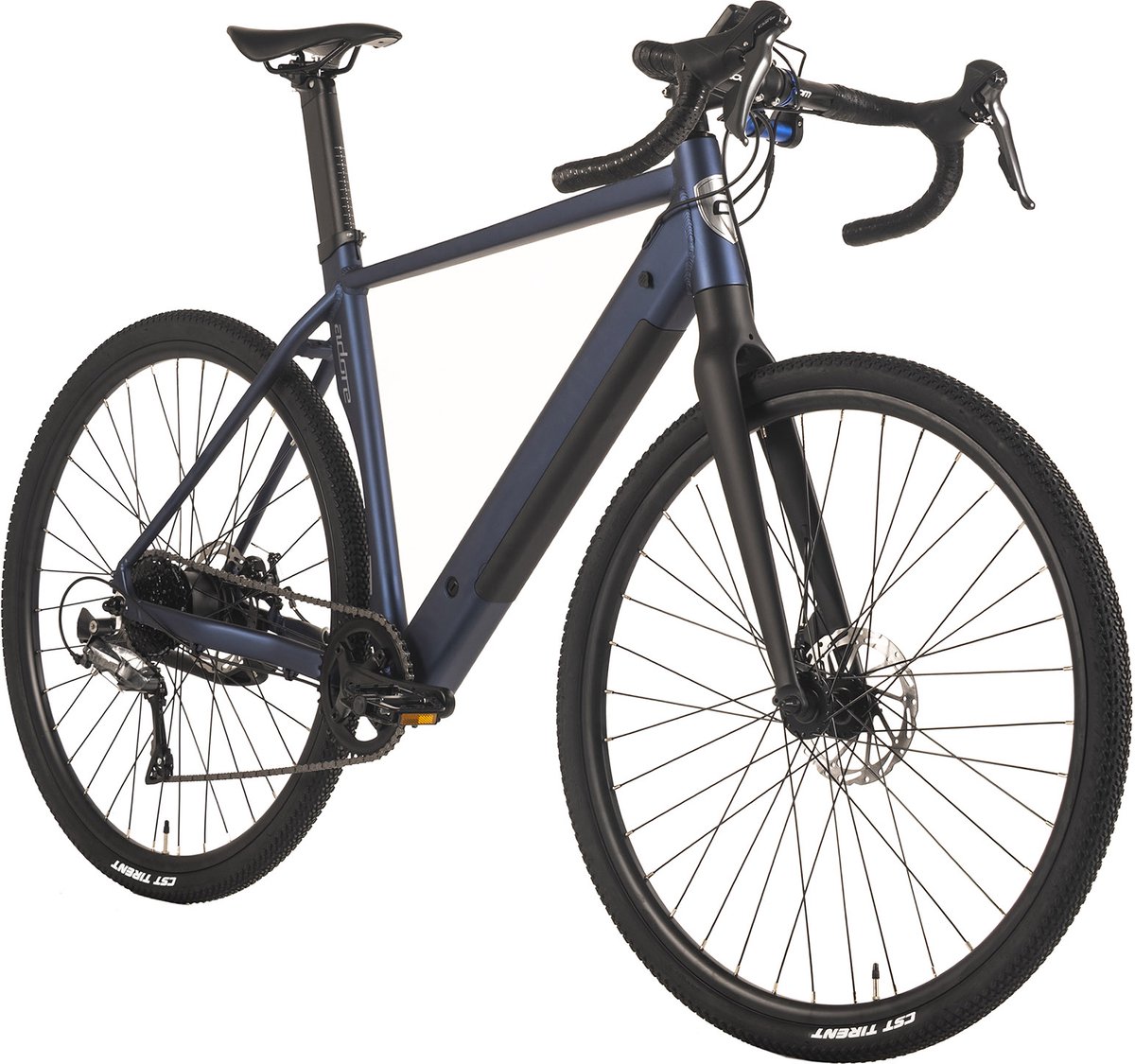 ADORE E-Gravelbike 28" Alu Gravel Toerfiets GTR-770 Achterwielmotor 35NM / 9,8Ah Donkerblauw mat Fiets (elektrisch) kopen online