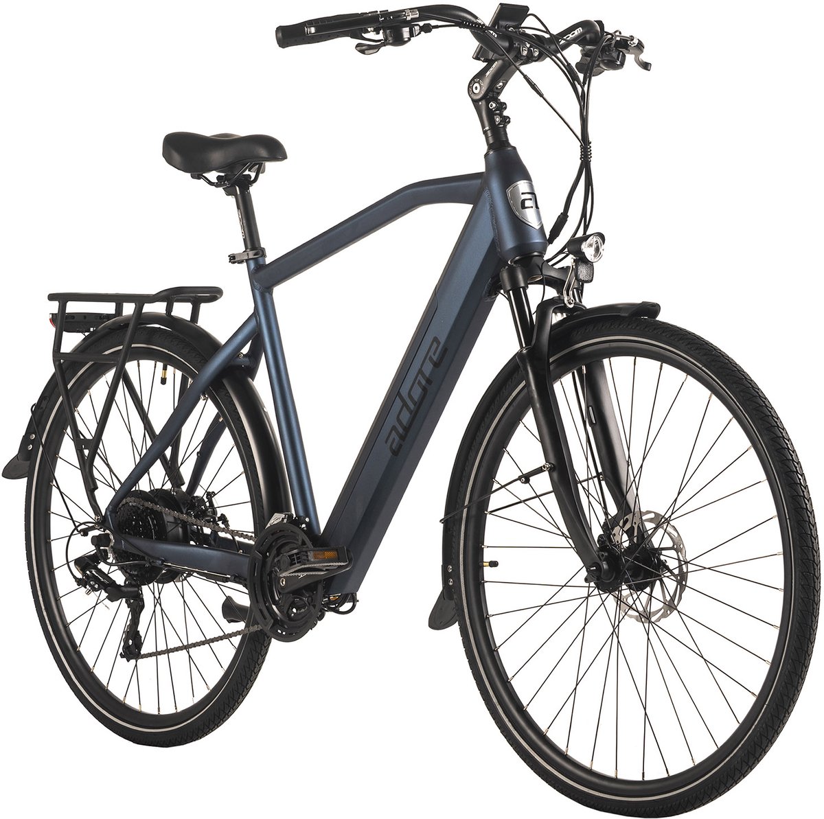 ADORE E-Trekkingbike 28" Alu Trekking E-Bike ATR-190 Achterwielmotor 50NM / 15Ah Donkerblauw mat Fiets (elektrisch) kopen online