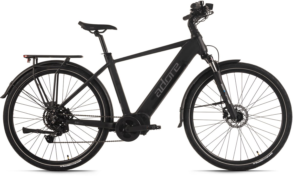 ADORE E-Trekkingbike 28" aluminium trekking e-bike ATX-390 middenmotor 85Nm / 15Ah zwart mat Fiets (elektrisch) kopen online