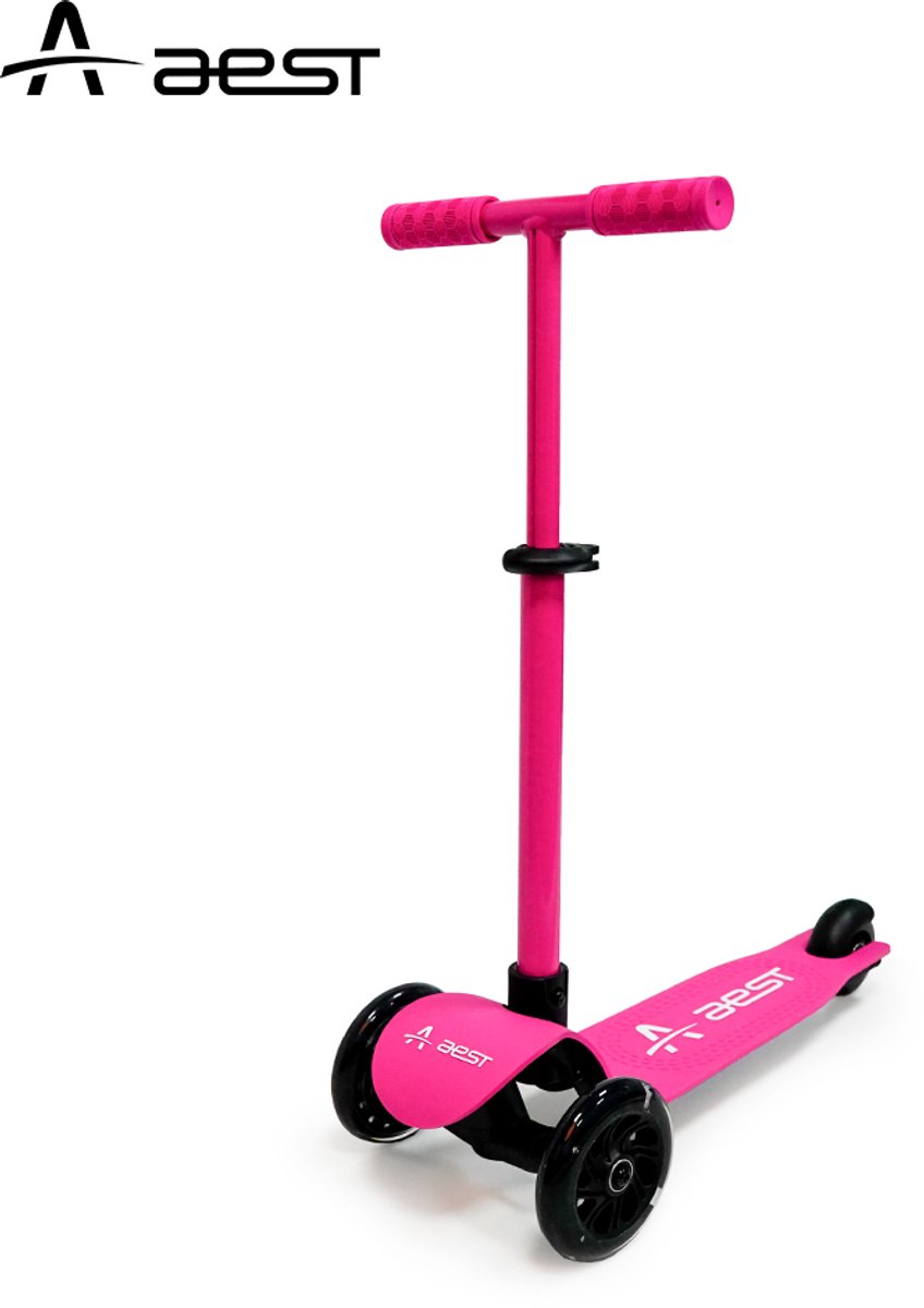 aest kids scooter pink