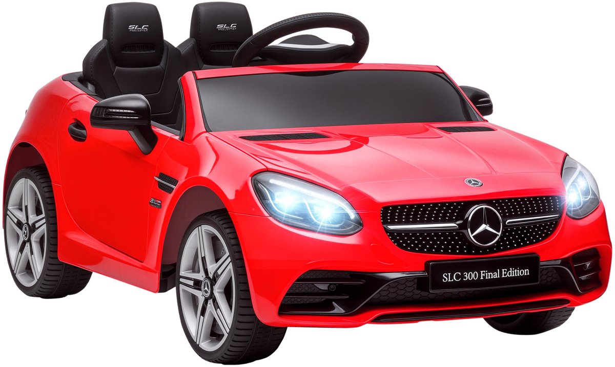 aiyaplay elektrische kinderauto kunststof metaal 107l x 62 5b x 44h cm rood