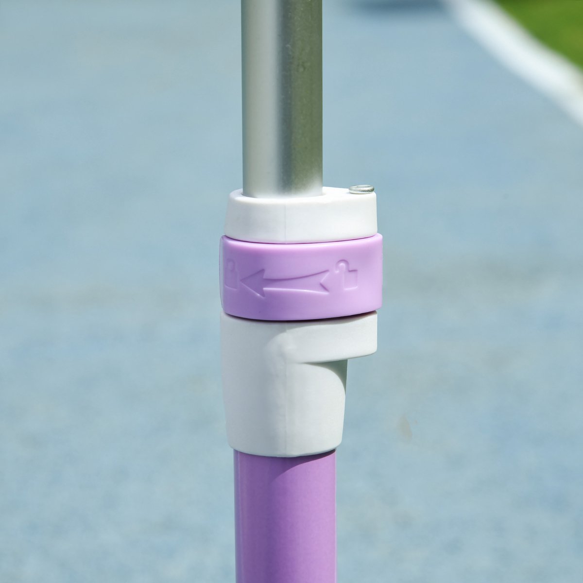 aiyaplay kids scooter kunststof staal 52l x 29b x 63 76h cm paars