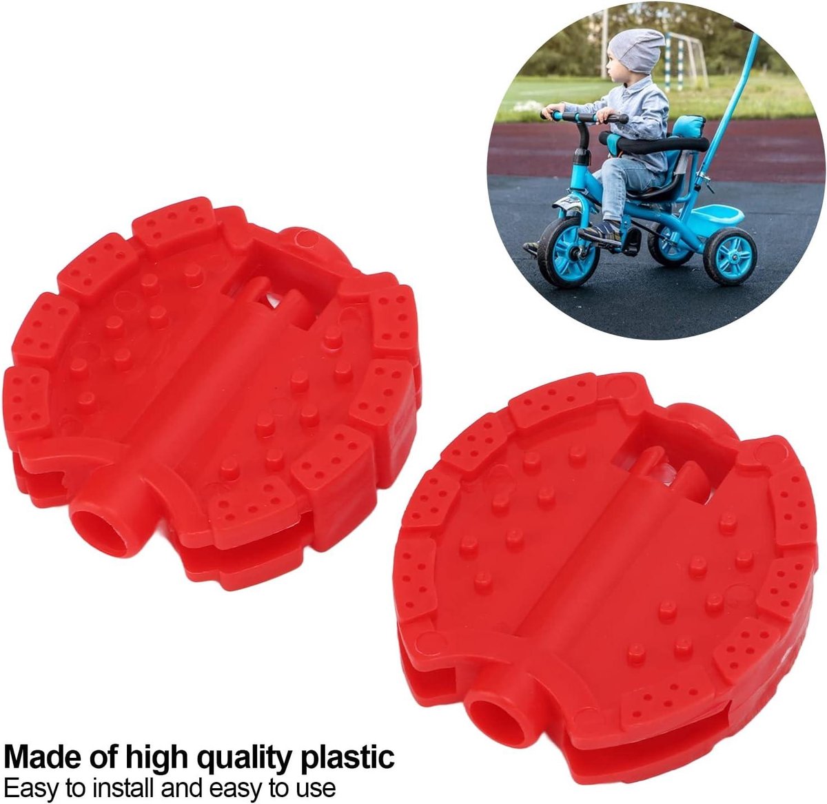 allecto plus driewieler pedalen vervanging 2 stuks kind kinderwagen fiets voetpedalen plastic