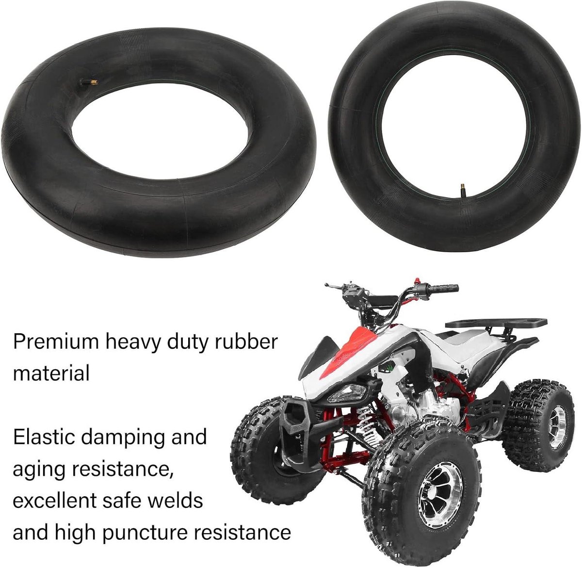 Allecto plus - Rubberen Binnenband 500-12 Inch 5.0-12 voor Grasmaaier Go Cart ATV met TR-13 Klepsteel Buitenspeelvoertuigaccessoire kopen online