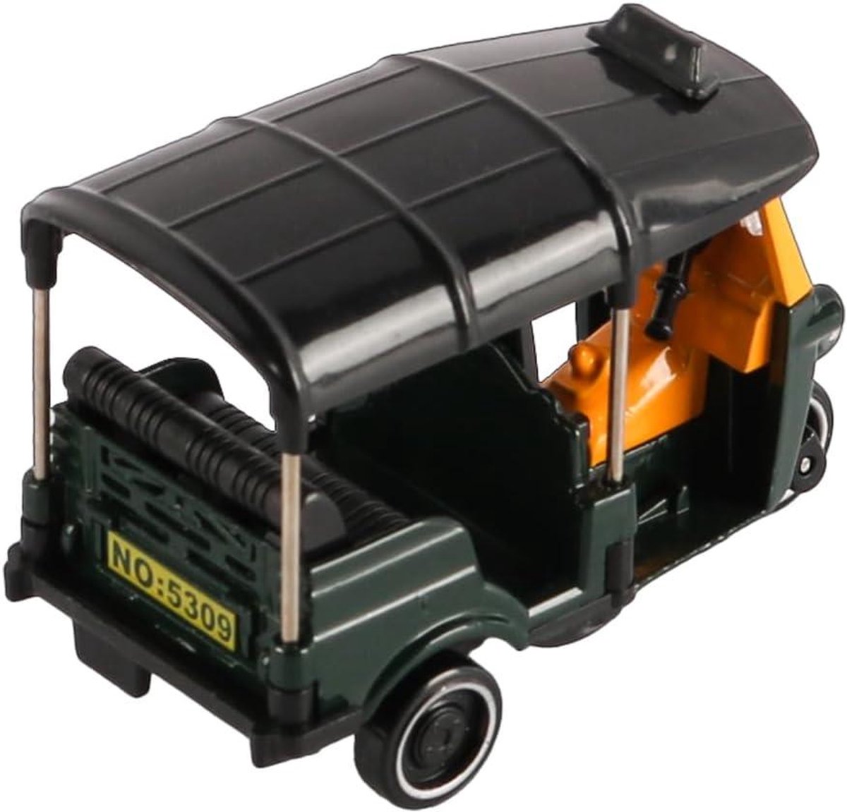 Allecto plus - Vintage driewieler bureau decoratie - retro auto ontwerp - woondecoratie - zinklegering - ASB plastic - 8x4x5.5cm Driewieler kopen online