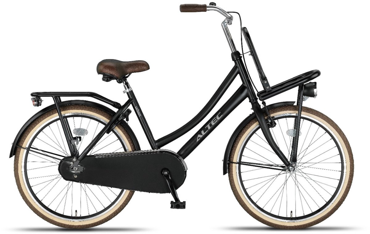 Altec Urban Transportfiets 24 inch Mat Zwart Kinderfiets kopen online