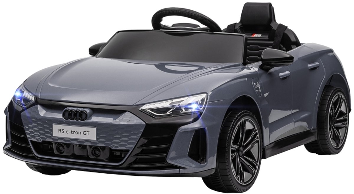 audi rs e tron gt gelicenseerd elektrische auto met ouderbediening zachte start en veiligheidsgordel muziek en led verlichting 4 verende wielen perfect cadeau 3 5 jaar