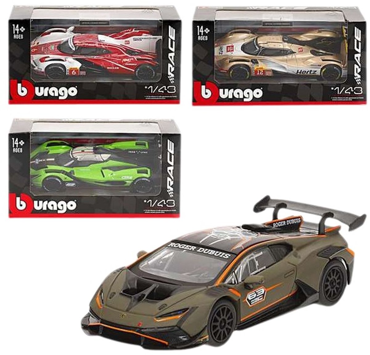 auto bburago racing series 2025 v1 1 43