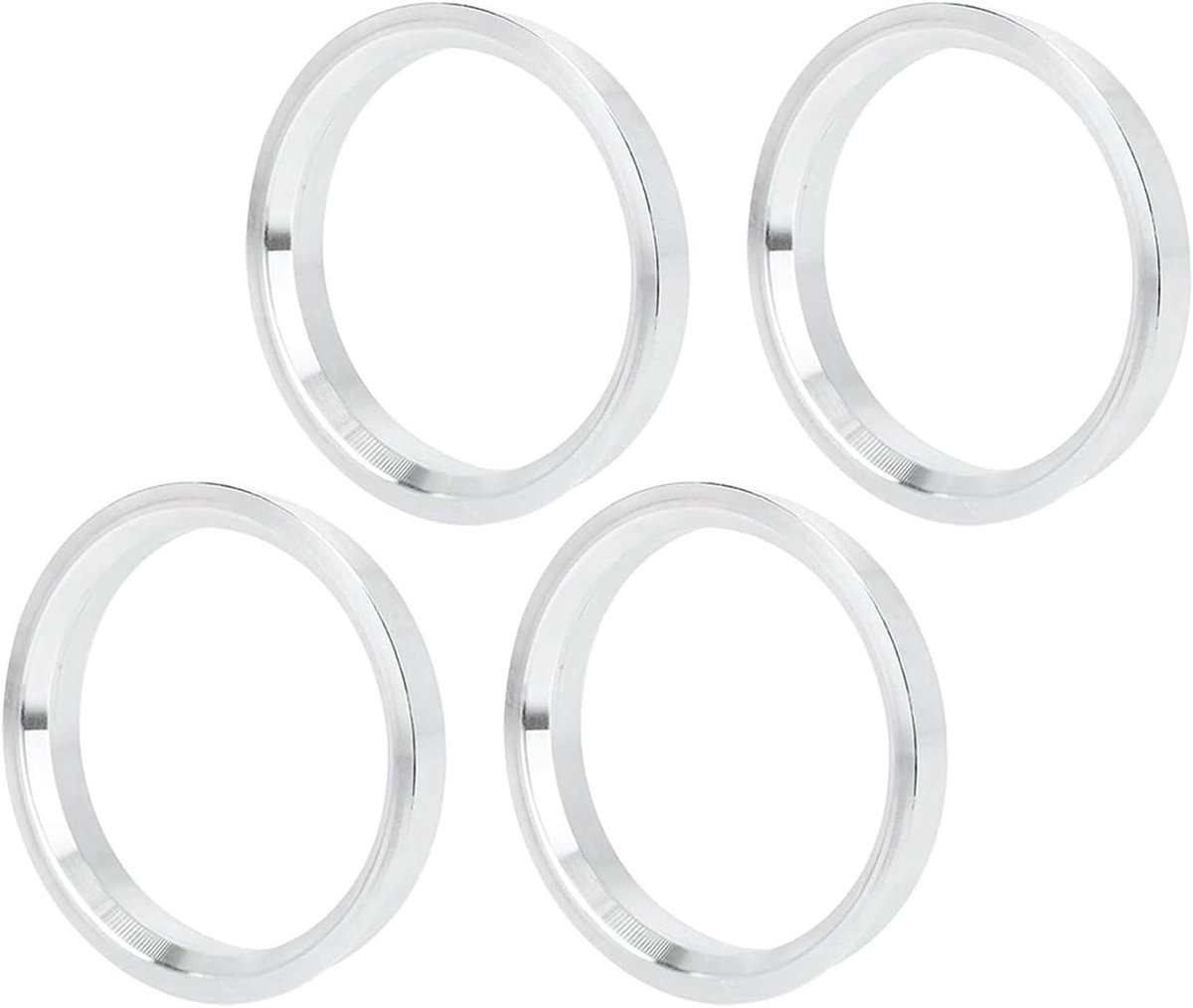 auto hub centric ringen wiel boring spacer set van 4 72 6mm naar 60 1mm aluminium