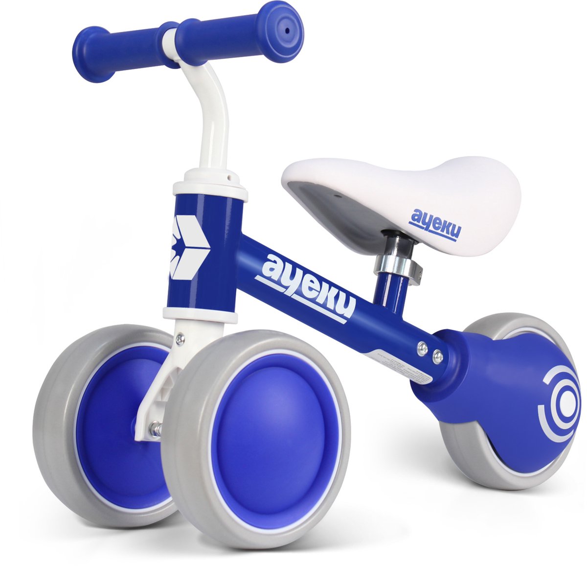AyeKu Baby Peuter Loopfiets Stille Wielen Verstelbare Zitting, 1-3 jaar, Blauw Loopfiets kopen online