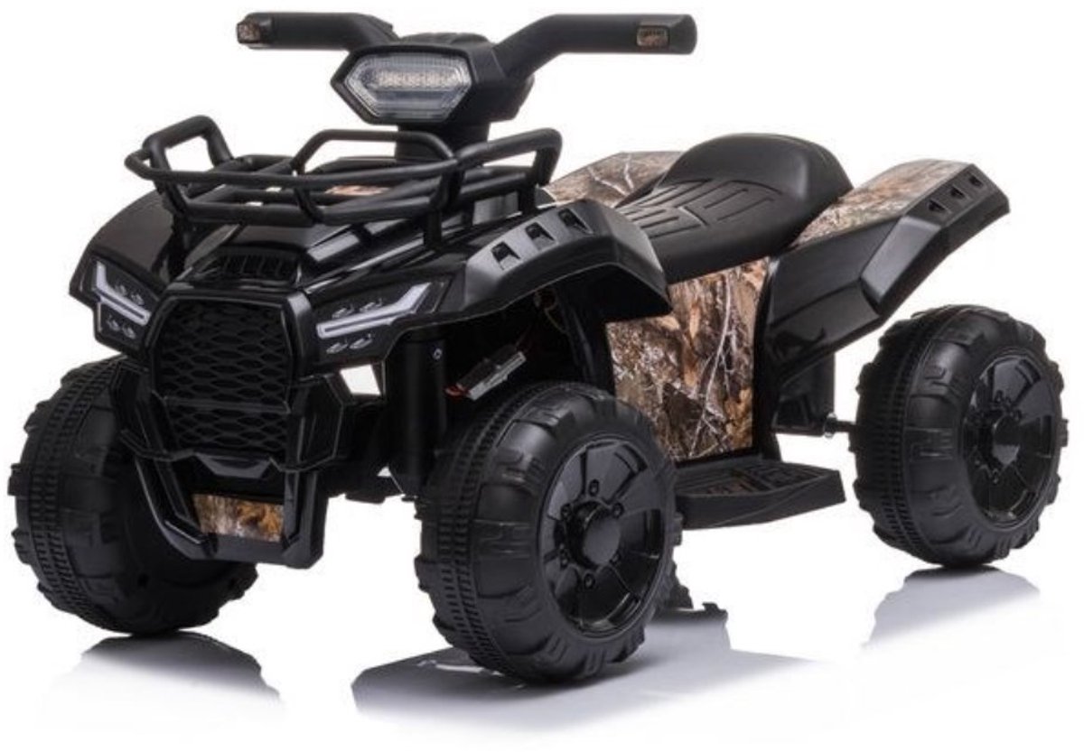 Baby Mix Honda ATV Elektrische Quad Zwart – Met USB, MP3 en Verlichting Accuvoertuig kopen online