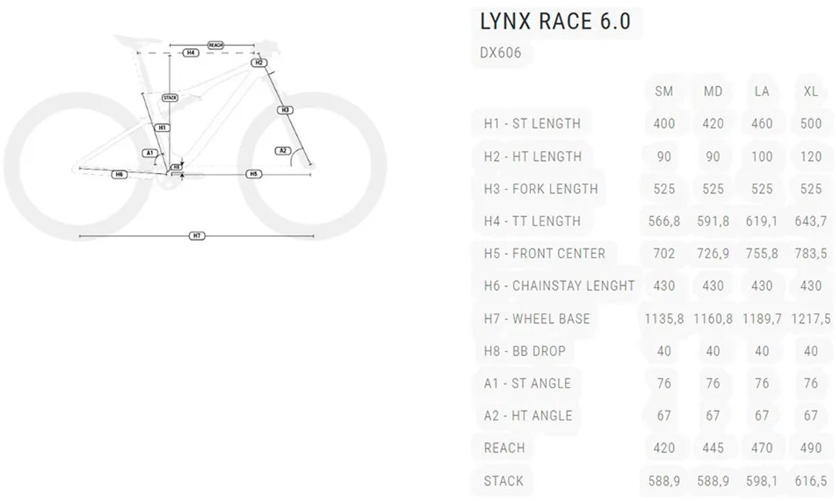 bh lynx race 6 0 29 xt 2026 mountainbike wit m