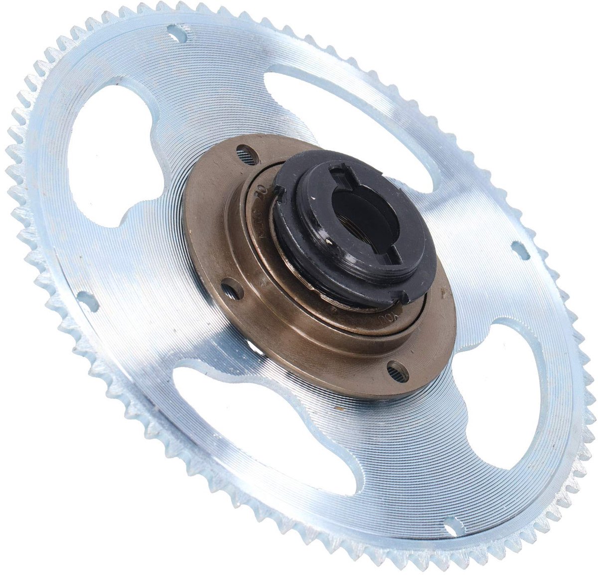 bicycle freewheel sprocket 25h 80 teeth crankset bicycle connector accessory for electric bikes modification