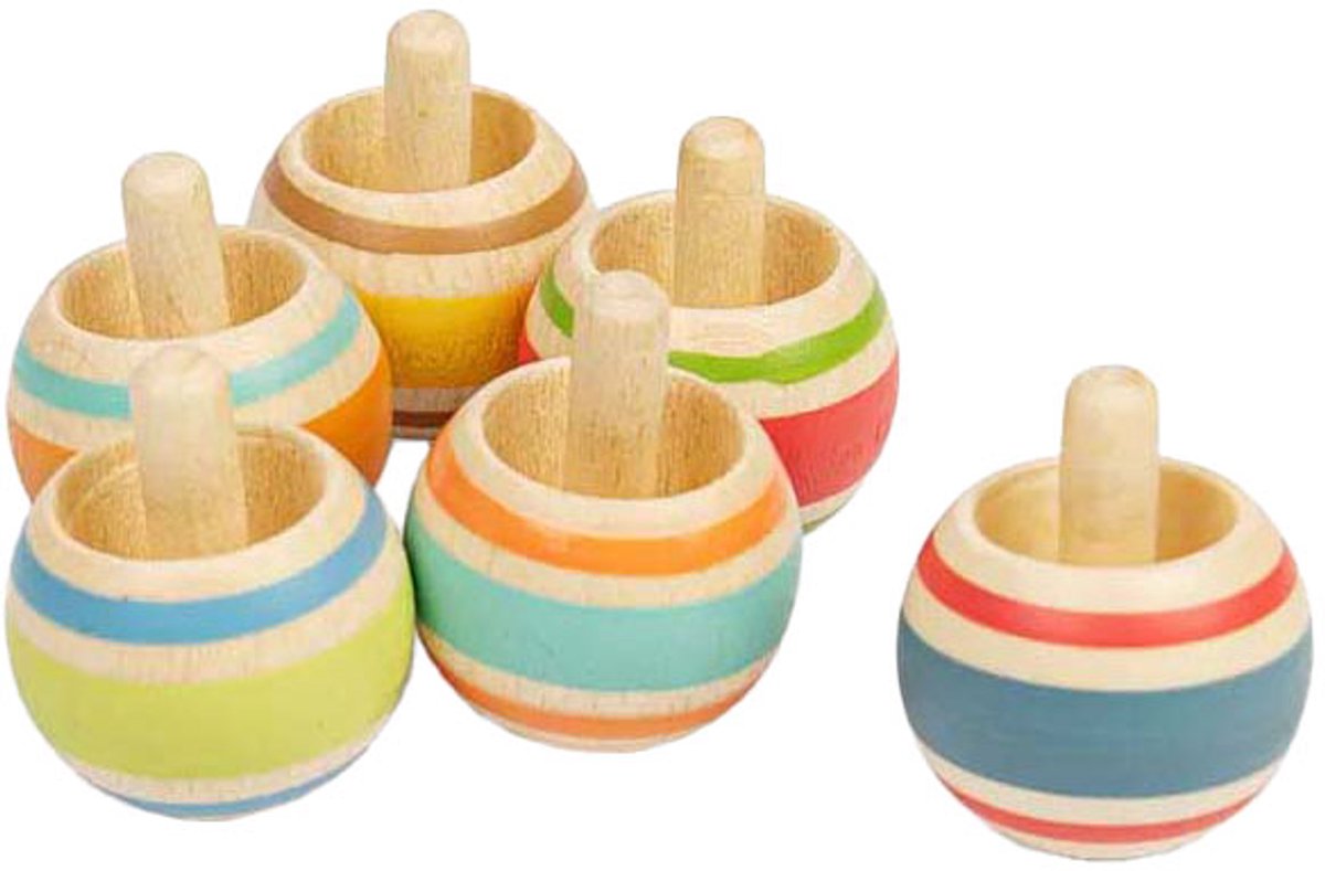 BigJigs houten draaitol kleurrijk speelgoed voor kinderen. Step kopen online