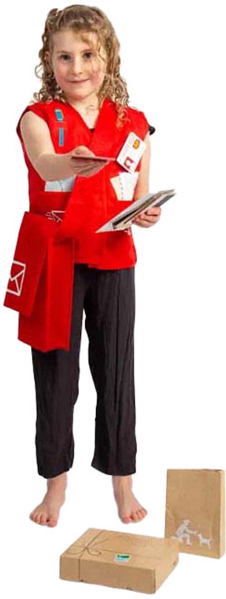BigJigs postbode verkleedset - speelgoed kostuum met accessoires. Step kopen online