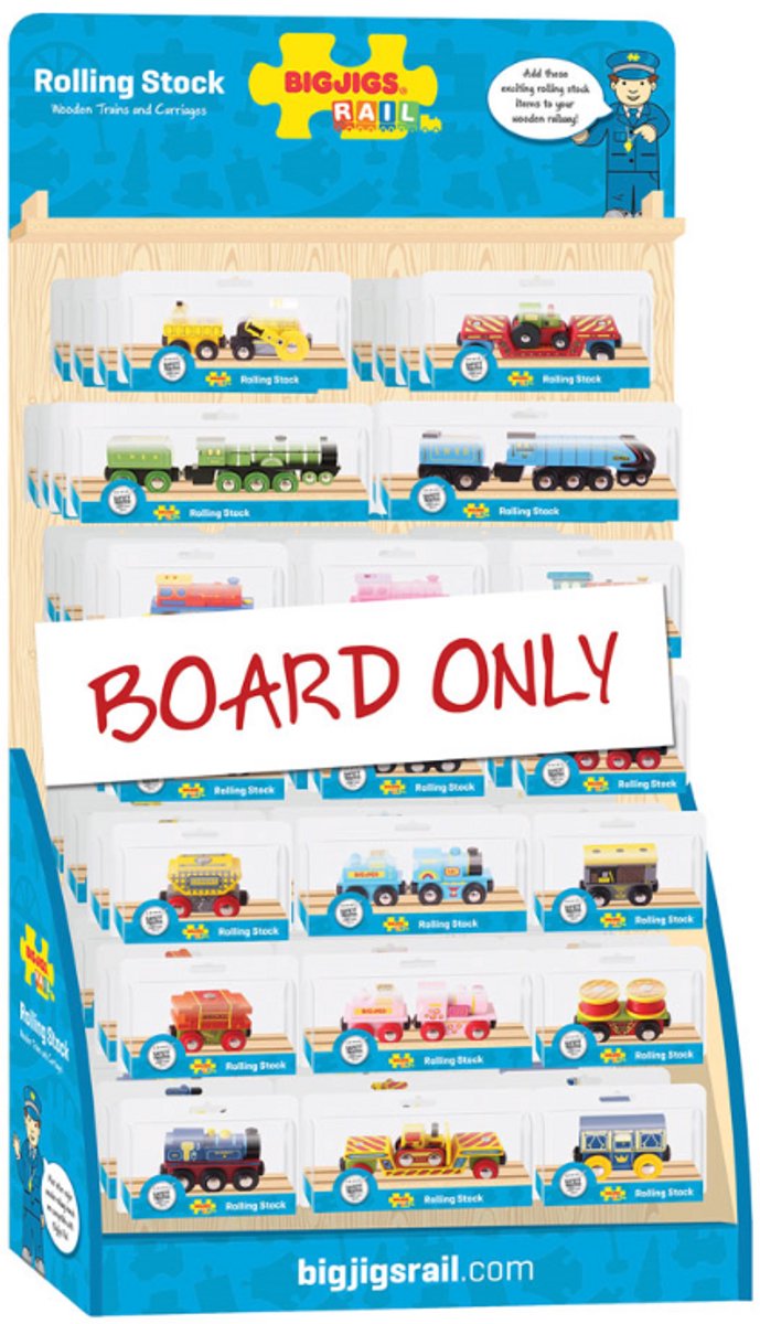 BigJigs speelgoed Rolling Stock Display Board karton educatief. Step kopen online